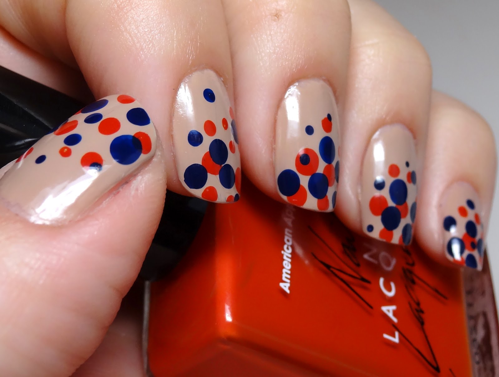 Frivolous Finishes: Copycat Dot Manicure - So cute I had to steal it!