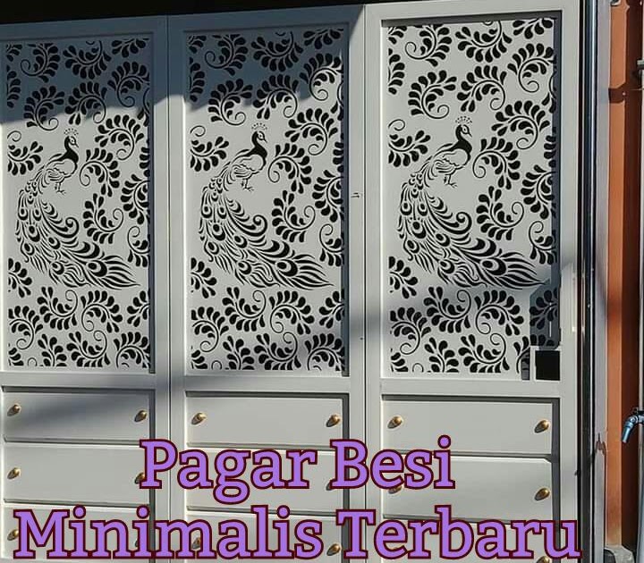 Pagar Besi Minimalis Terbaru 2021