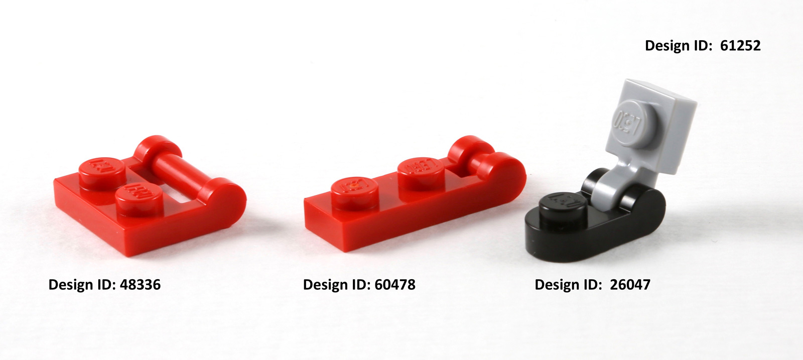 Lego 5 New Trans-Red Plates 1 x 1 Dot Transparent Pieces Parts 
