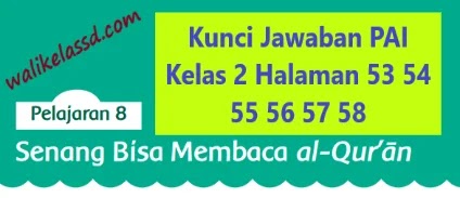 Kunci Jawaban Pai Kelas 2 Halaman 53 54 55 56 57 58 Wali Kelas Sd