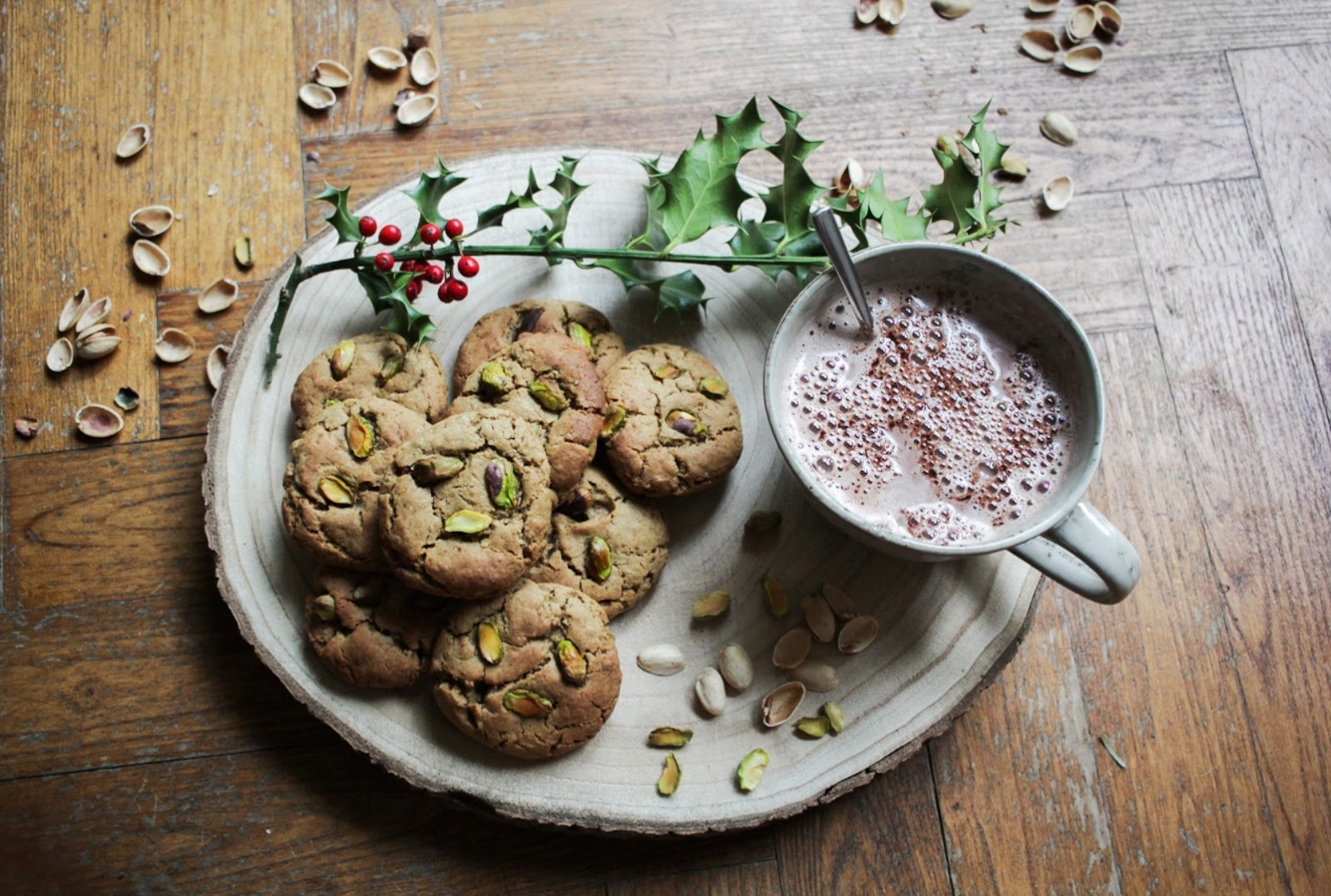 Cookies vegan à la pistache Noël