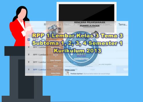 RPP 1 Lembar Kelas 3 Tema 3 Semester 1 Download RPP 1 Lembar Kelas 3 Tema 3 Semester 1 Kurikulum 2013 Revisi Baru, Published Media Genggam, content writer, author Romansyah.