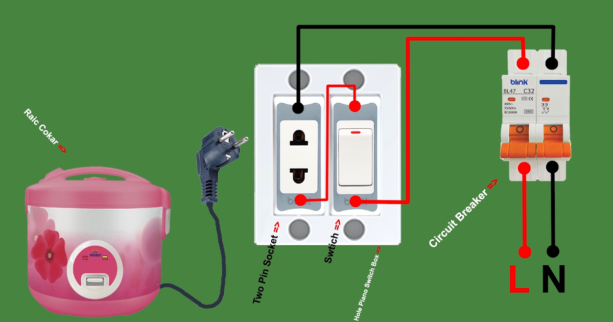Rice cooker electric wiring at home AMBD Technical Group And Science