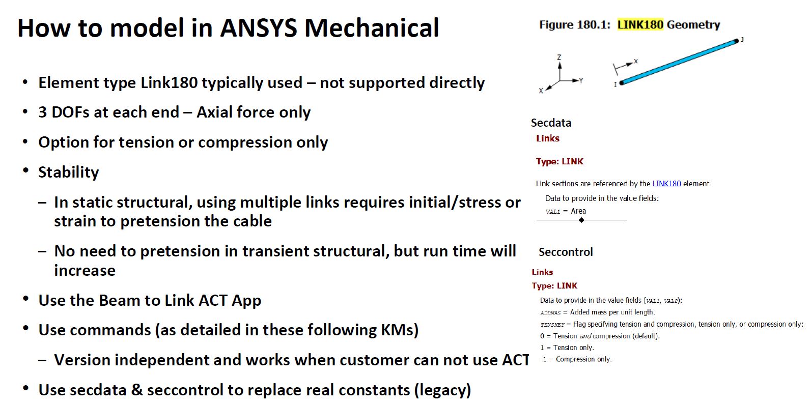 Modeling Cable And Ropes In Ansys Workbench Demo