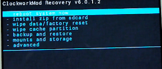 Recovery Screen | Screenshot