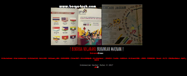  Insiden Bendera Terbalik, INDONESIAN CYBER Meretas Puluhan Situs Malaysia 