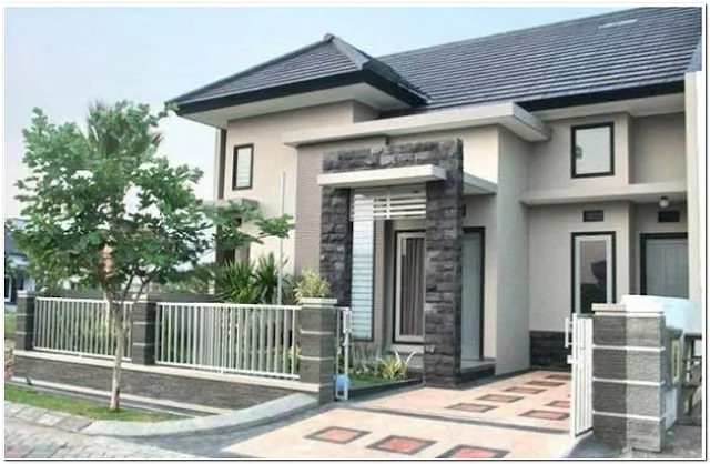 Model rumah minimalis sederhana tampak depan terbaru