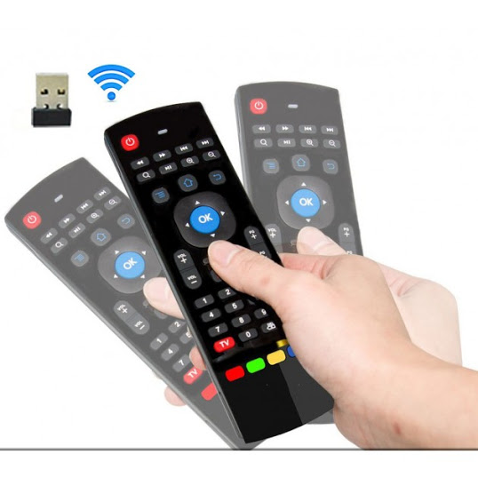 Telecomando con Mini Tastiera Air Mouse Wireless per Box Android - Box  Multimediali - Multimedia
