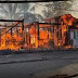 Fuego destruye los bares y restaurantes de Pueblo de Pescadores en Las Terrenas.