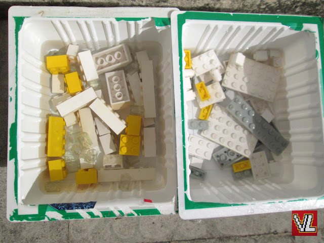 Recuperação de cor original de peças LEGO antigas - passo a passo Recuperação de cor original de peças LEGO antigas - passo a passo