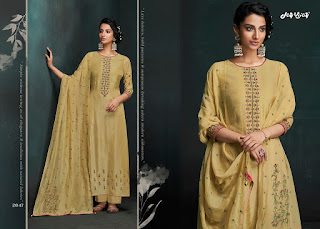 Jay Vijay Lehja Bemberg Silk Salwar Kameez Collection