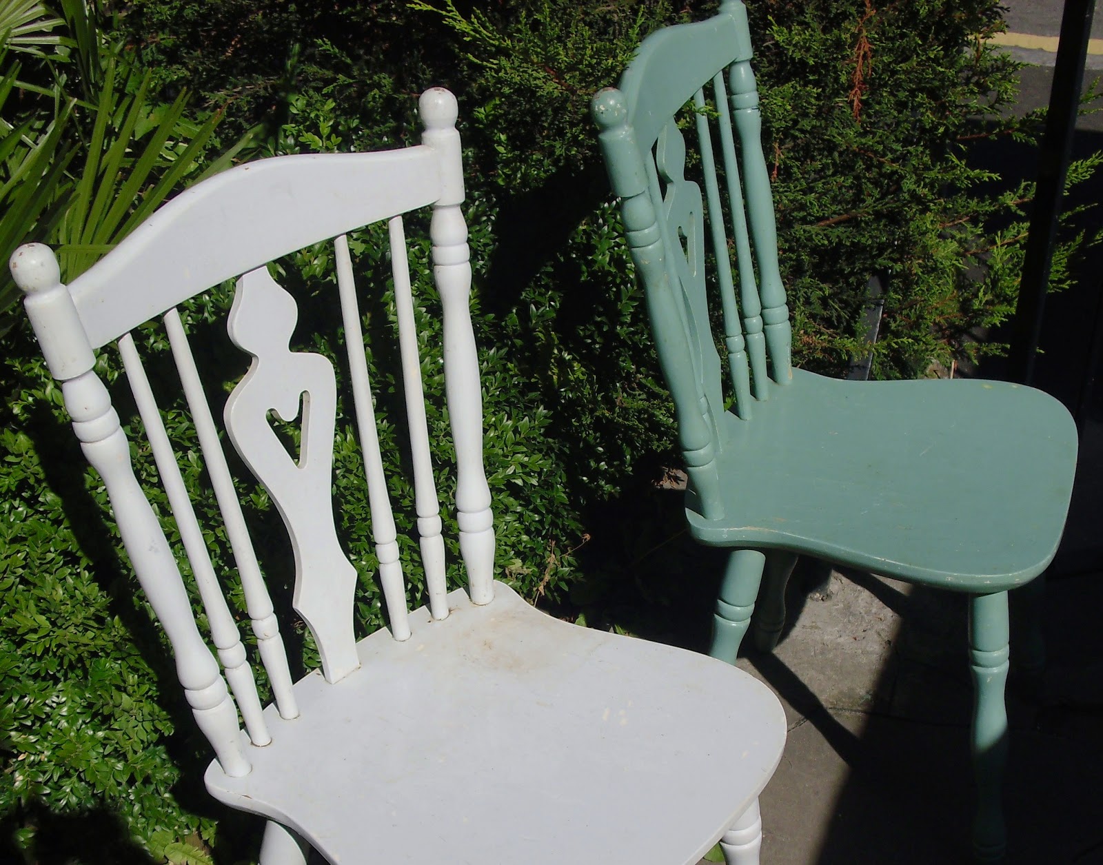 Faberdashery Paris Grey painted chairs
