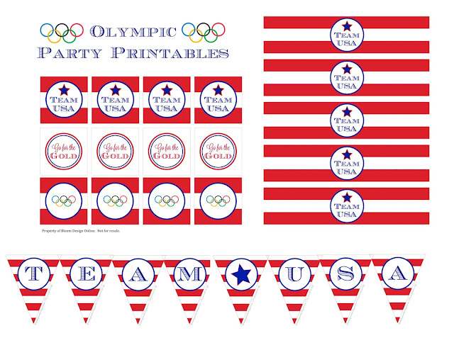 Creative Party Ideas by Cheryl: Olympic Printables and Great Olympic