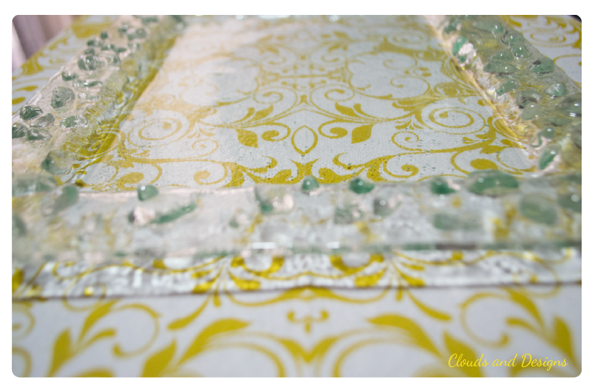 Adviento bloggero dia 24 Bandeja Decoupage