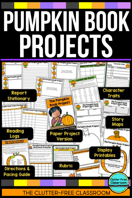 Pumpkin character book report rubric 08 image