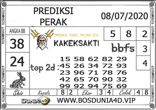Prediksi Togel PERAK DUNIA4D 08 JULI 2020