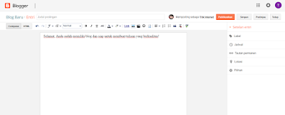 Cara Membuat Blog Pribadi di Blogspot dengan Mudah dan Praktis
