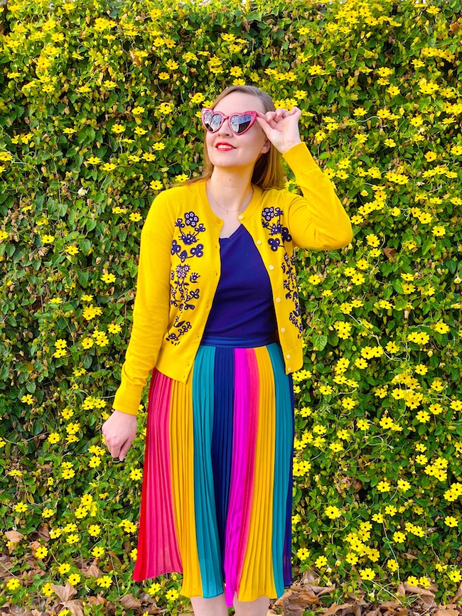 Hello Katie Girl: Rainbow Pom Pom Sweater
