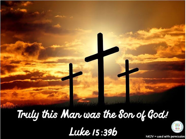 Truly this Man was the Son of God #Biblefun #Biblequote #scripturequote #meaningfulscripture