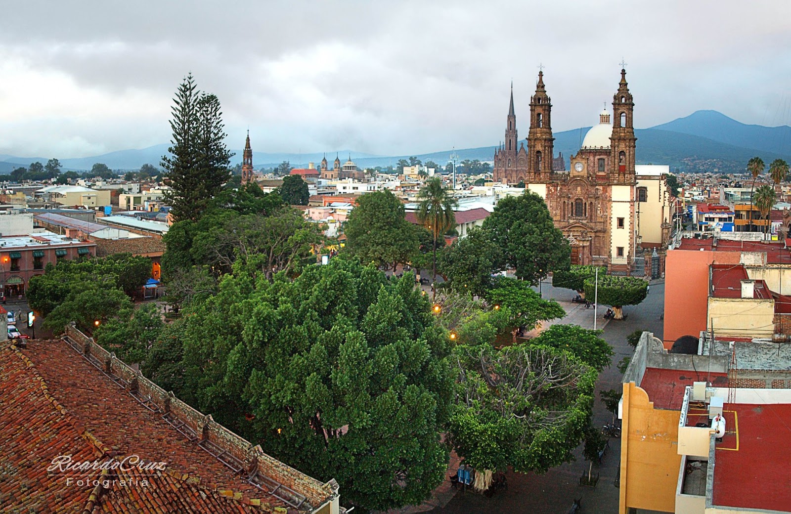 Jaime Ramos Méndez: Panorámica del centro histórico de Zamora en 