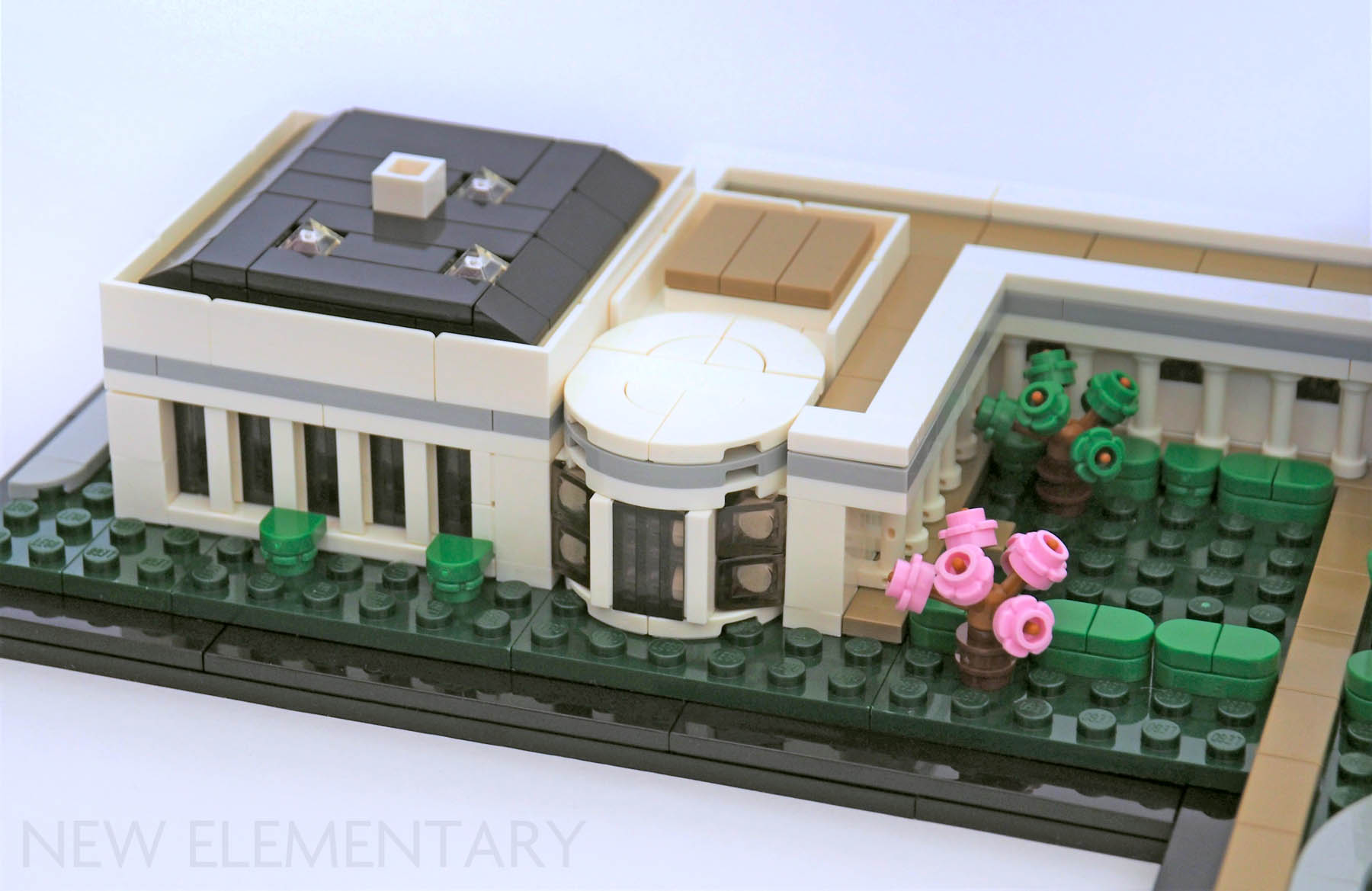 LEGO® Architecture review & MOCs: The White House | New Elementary: LEGO® sets techniques