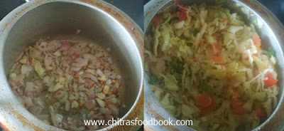 Cabbage masala recipe