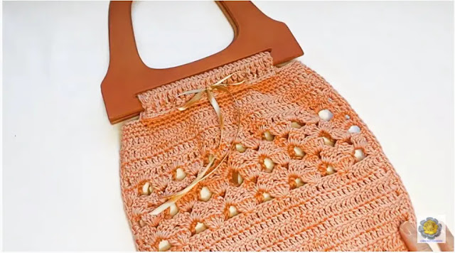 Bolso a Crochet con Manija Desmontable