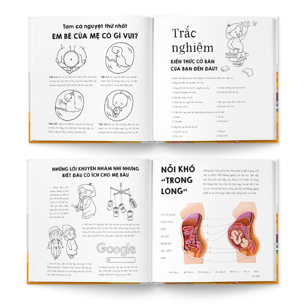 [A116] 2 cuốn sách thai giáo: Mẹ mới mang thai nhất định nên đọc