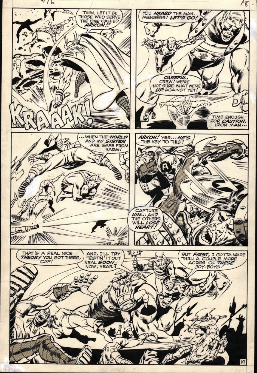 Diversions of the Groovy Kind: Black and White Wednesday: John Buscema Diversions of the Groovy Kind: Black and White Wednesday: John Buscema