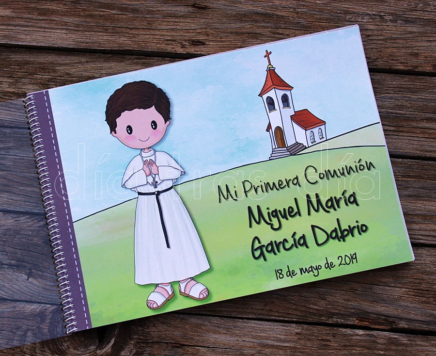 Libro de firmas personalizado Primera Comunión