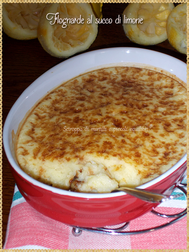 Flognarde al succo di limone