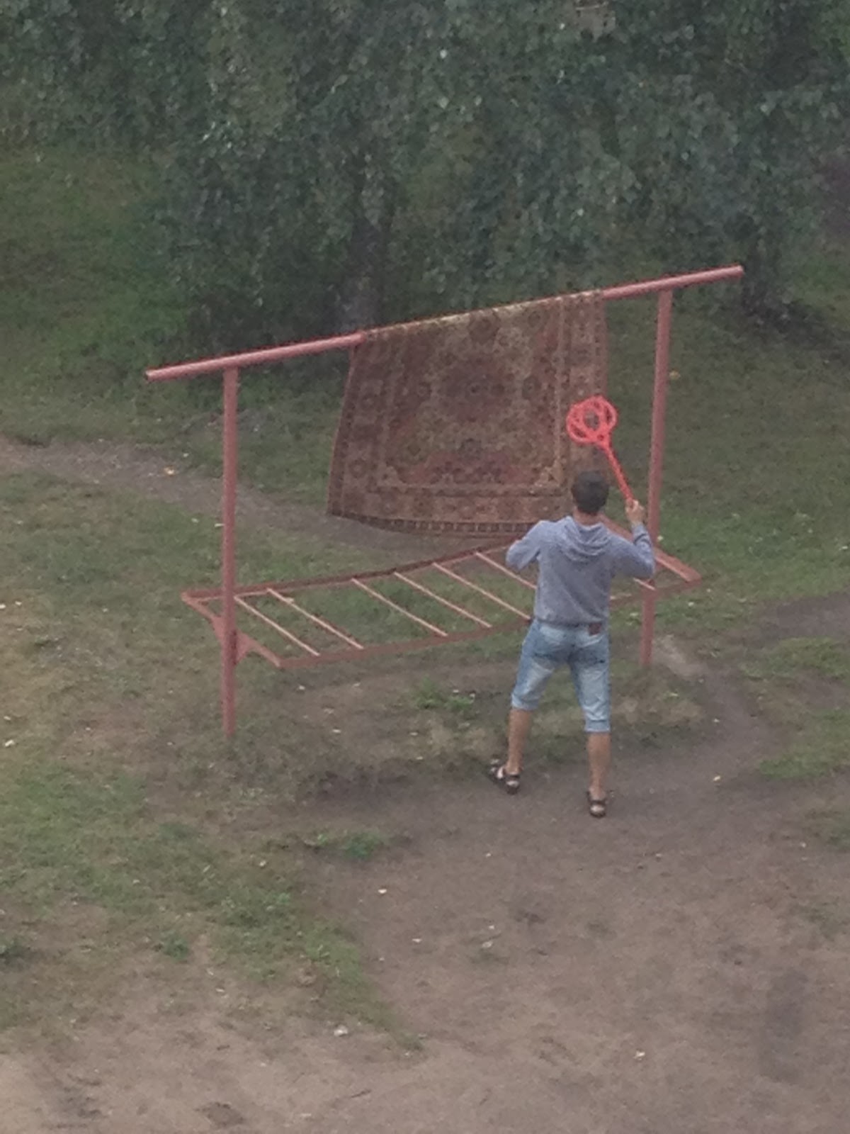 At Least One Picture A Day August 21 2012 Rug Beating