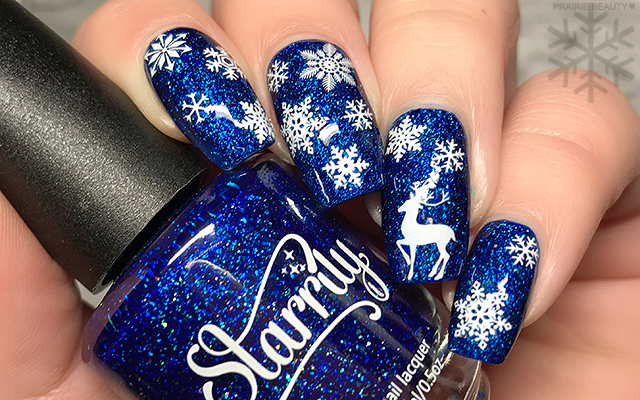 12 NAILS OF CHRISTMAS: Super Easy Snowflake Nails - Prairie Beauty