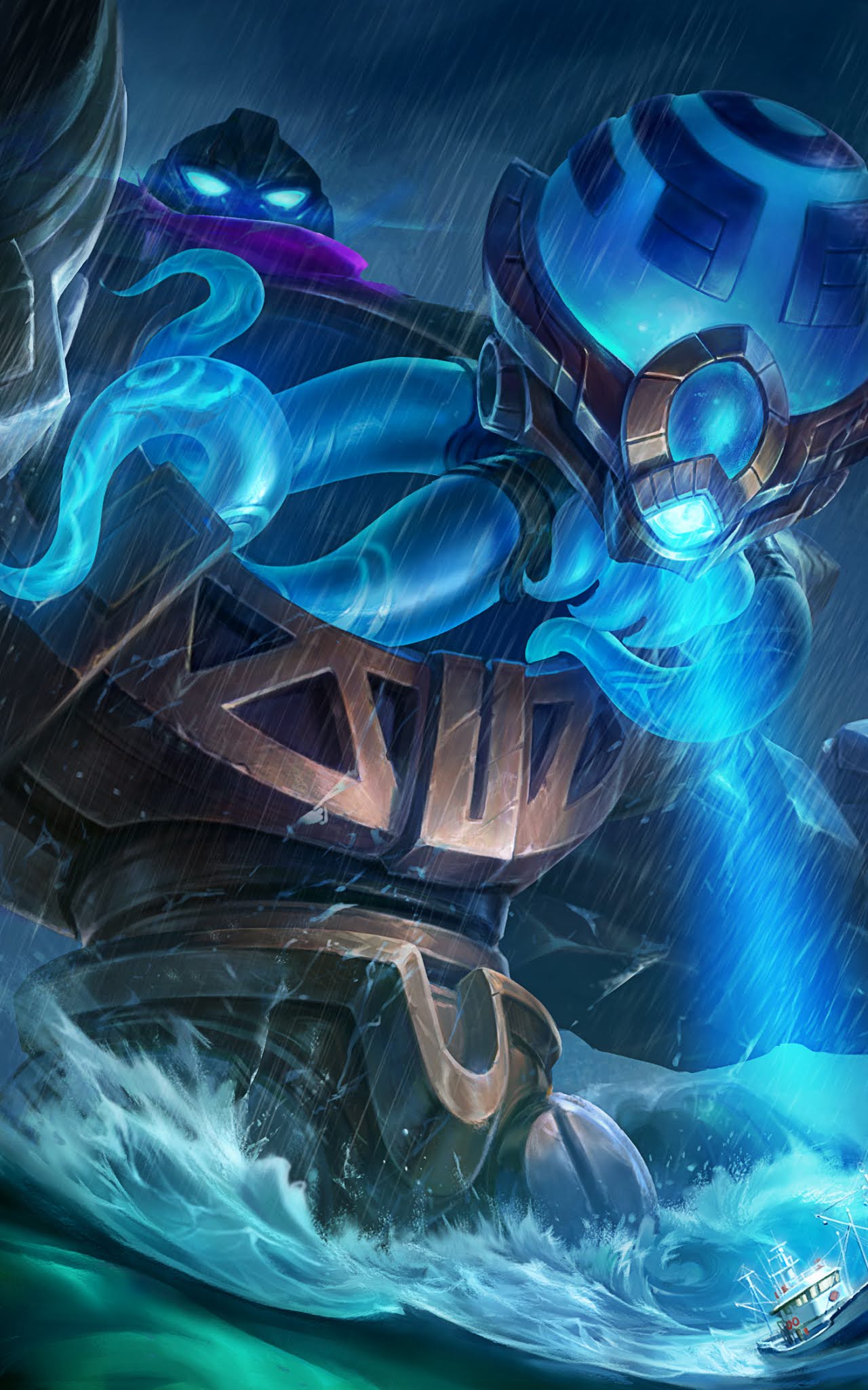 Atlas Ocean Gladiator walpaper mobile Legends Free skin Atlas Ocean Gladiator walpaper mobile Legends Free skin