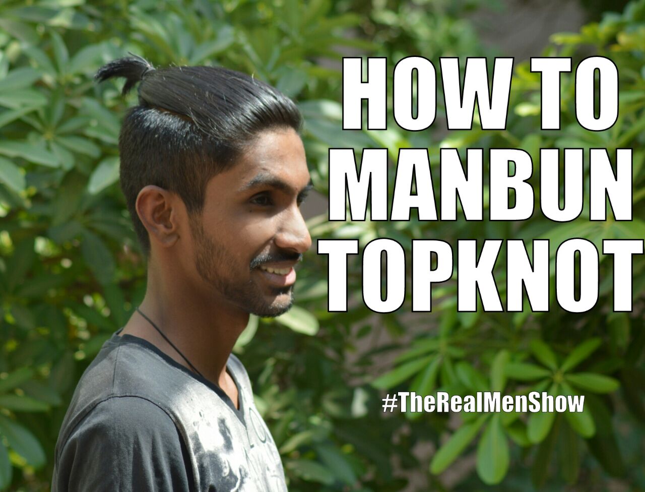 The Real Men Show How To Do A Topknot Manbun Undercut With Medium