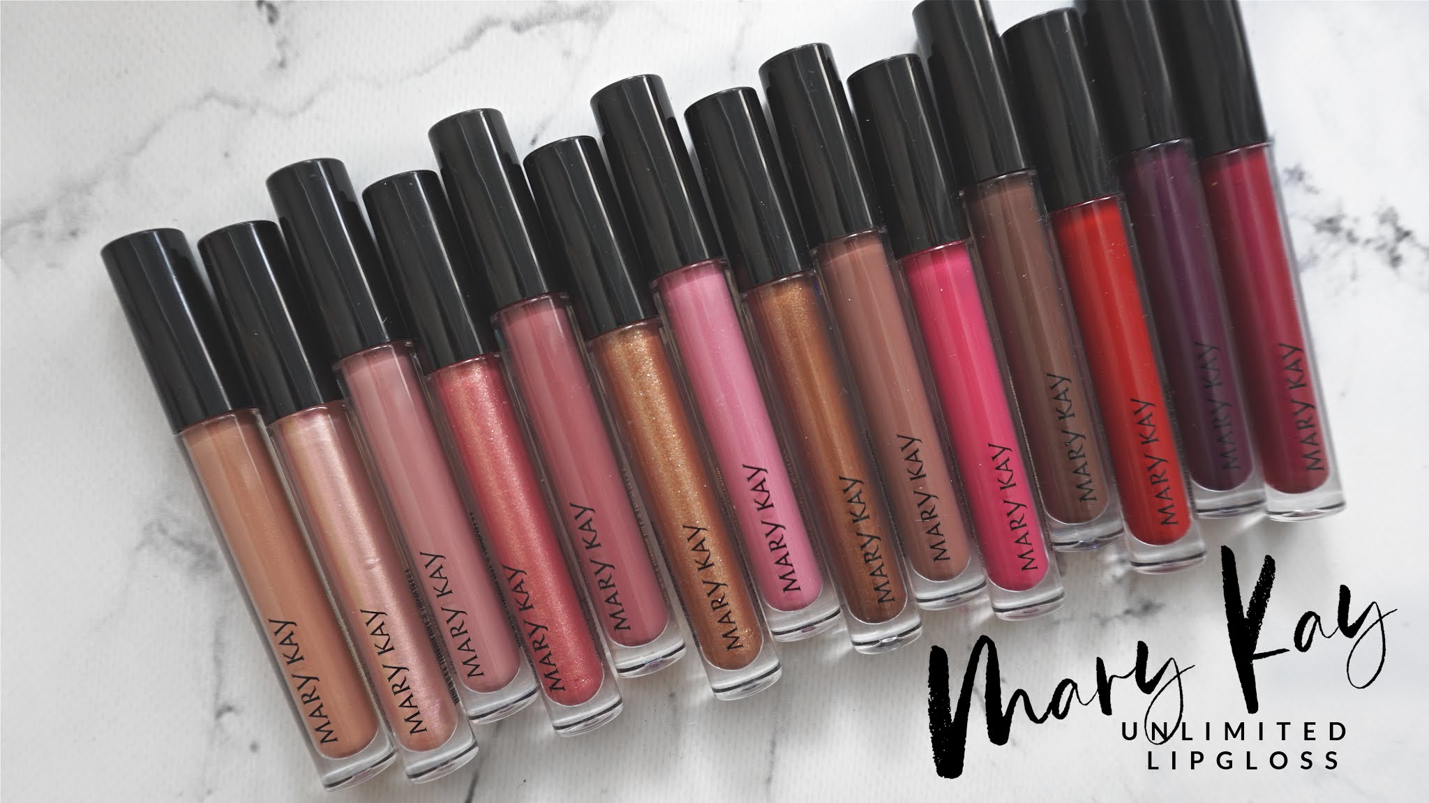 Review & Swatch Mary Kay Unlimited Lip Gloss* miranda loves