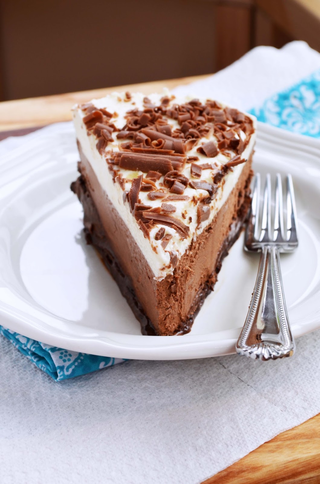 Our Beautiful Mess Triple Chocolate Mousse Cake