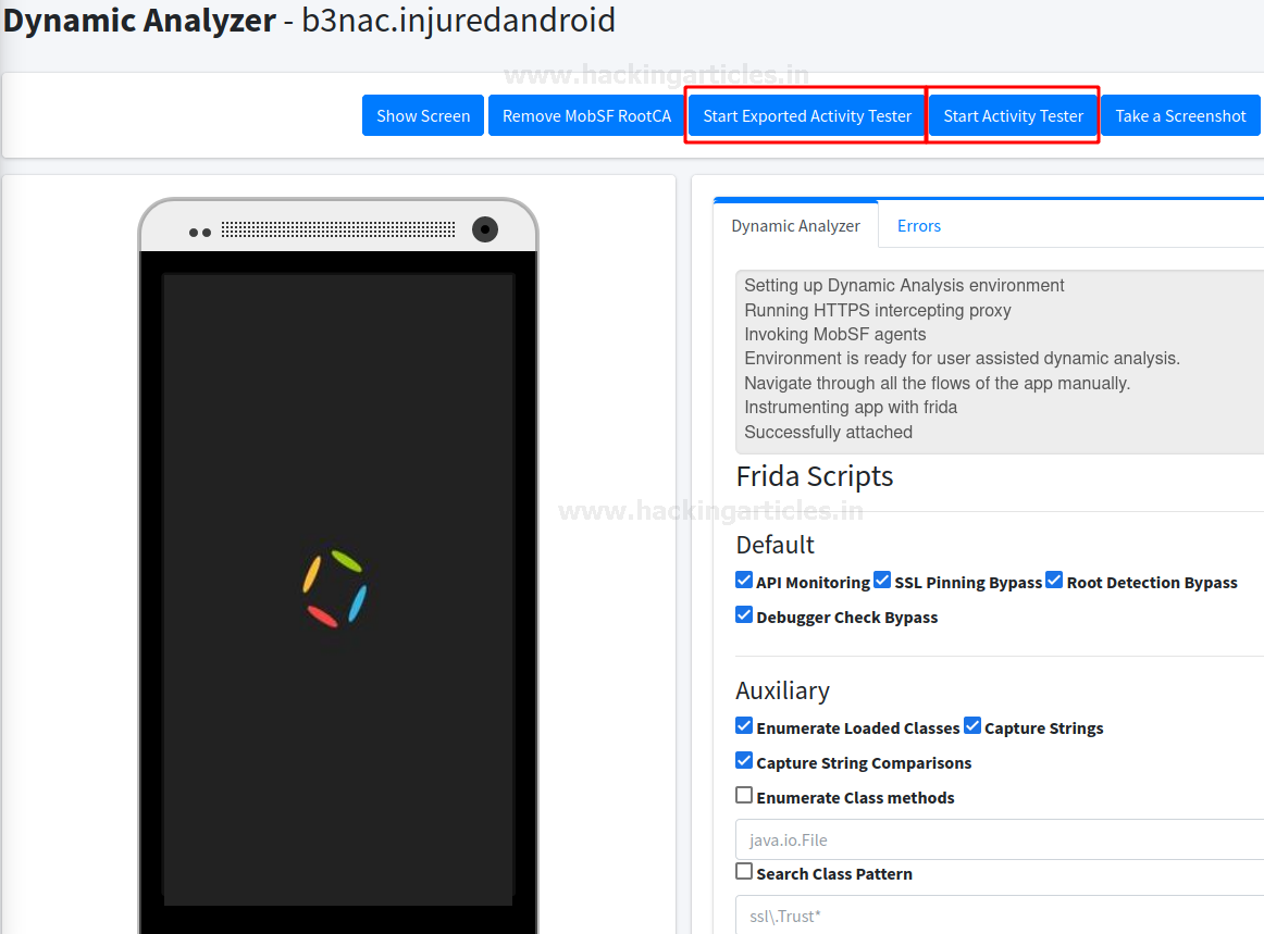 Mobile Security Framework (MobSF)