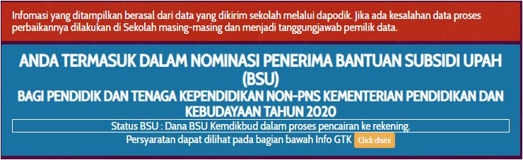 Cara Cek Info Gtk Untuk Melihat Bantuan Subsidi Upah Kemdikbud 2020 Heri Sujadi S Blog