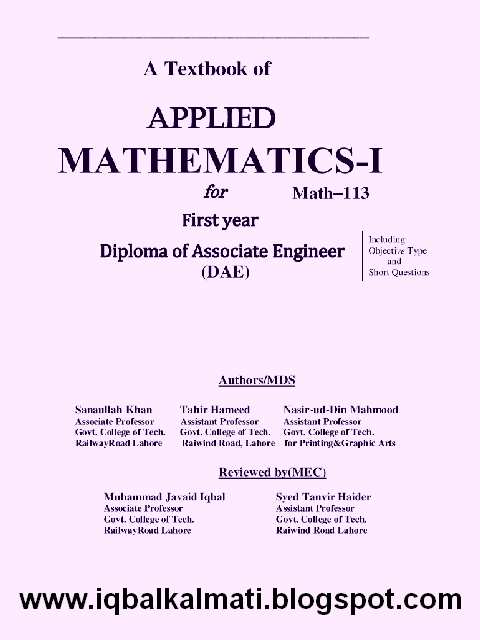 Free Applied Mathematics Books Download