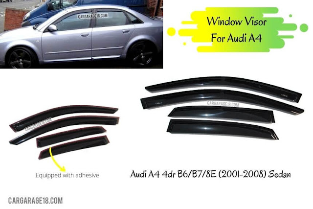 Window Visor For Audi A4 4dr B6/B7/8E (2001-2008) Sedan