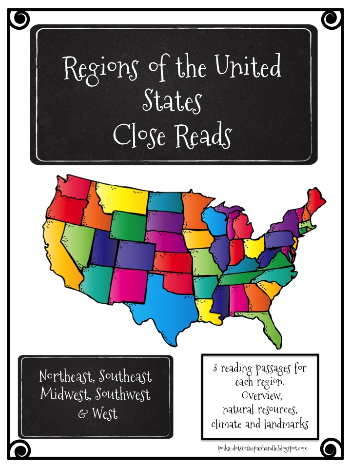 Polka-dots in the Panhandle: Regions of the United States