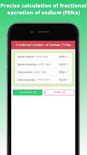 Precise calculation of fractional excretion of sodium (FENa)