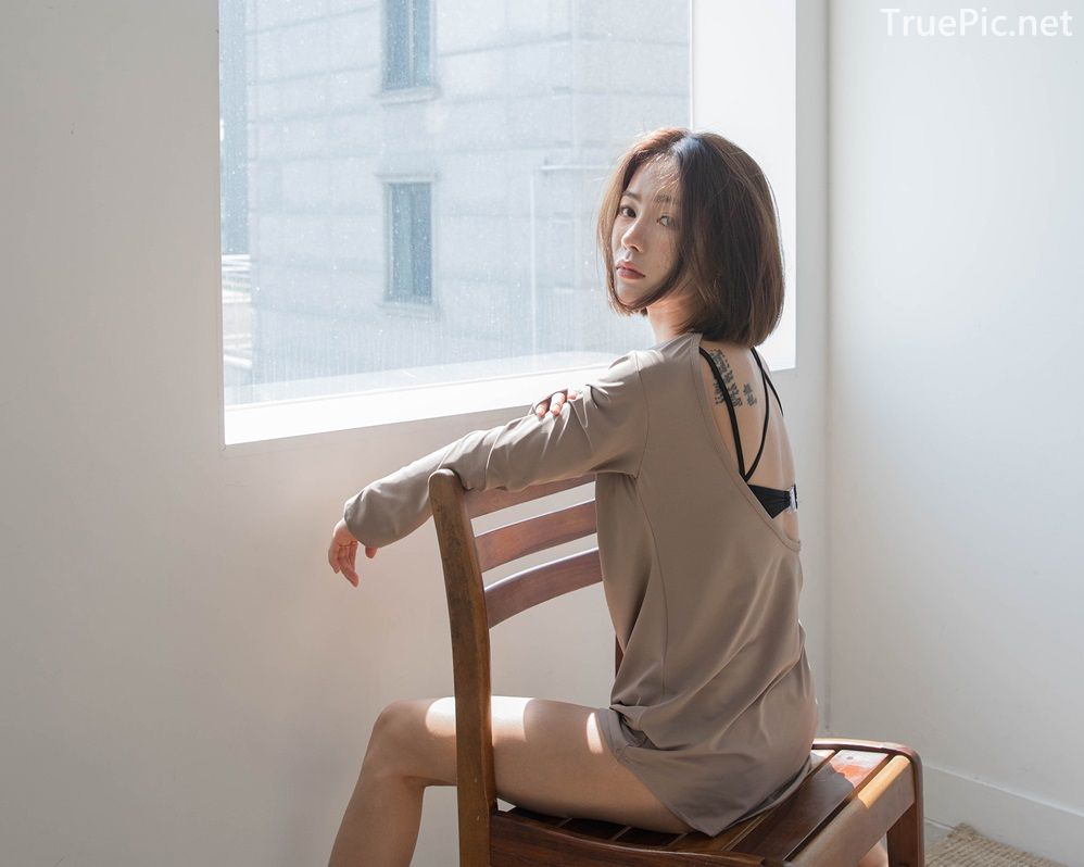Korean model and fashion - An Seo Rin - Swimwear studio photoshoot - Picture 24