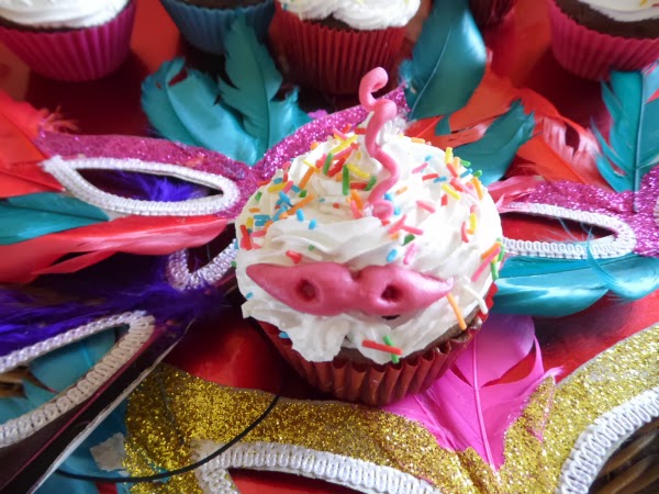 carnaval cupcakes