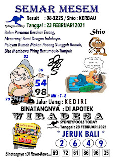 Prediksi Mbah Semar Sdy 23 Februari 2021 Syair Togell Prediksi Mbah Semar Sdy 23 Februari 2021 Syair Togell