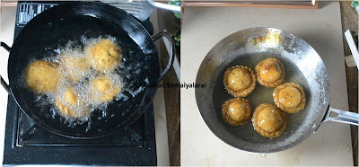 Chandrakala  and suriyakala sweet recipe - how to make chandrakala &sooriyakala-Diwali recipes
