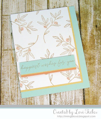 Happiest Wishes card-designed by Lori Tecler/Inking Aloud-stamps from Reverse Confetti
