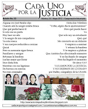 BOLETÍN CADA UNO POR LA JUSTICIA 32/ MAYO 2012