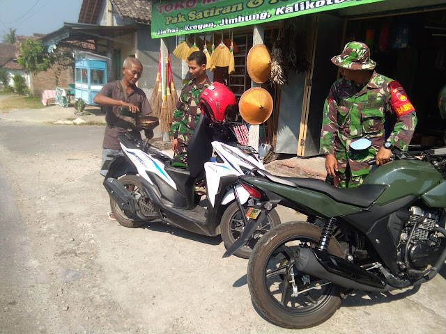 Rejeki Pagi Satiran Dari Satgas TMMD Reg 105